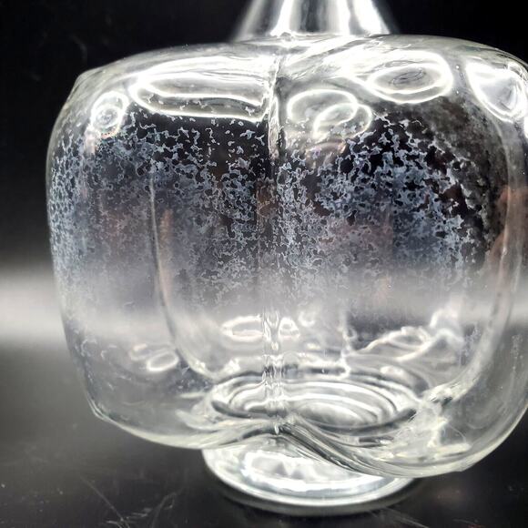 Orrefors Petite Bottle Decanter Liquor Blown Glass Stopper Cordial Bar Swedish - Picture 9 of 9